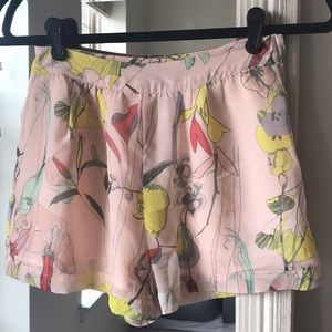 H&M conscious collection pink floral shorts (2) ✨